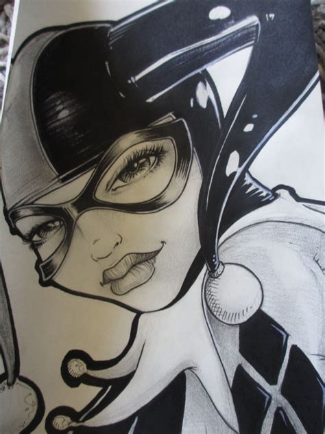 Harley Quinn By Youl In Samuel Amiets Convention Sketch Comic Art