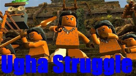 Lego Indiana Jones 2 Ugha Struggle Walkthrough Youtube