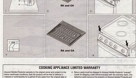 atwood/wedgewood rv stove manual