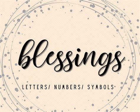 Blessings Otf Modern Calligraphy Delicate Handwriting Font Etsy In