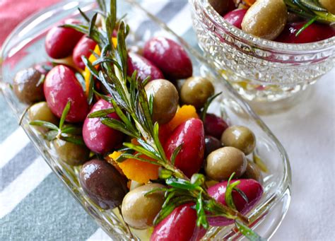 Marinated Olives With Orange And Rosemary Music With Dinner
