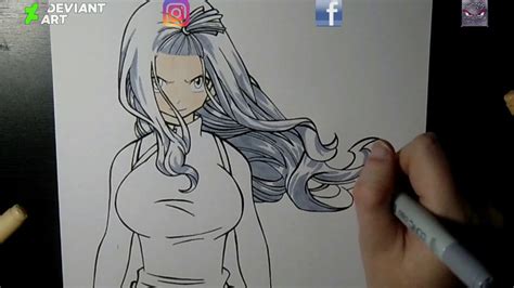 Drawing Mirajane Strauss Fairy Tail Youtube