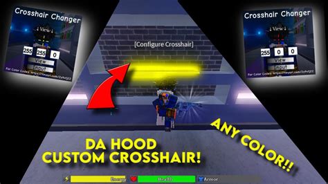 Roblox Da Hood Crosshair
