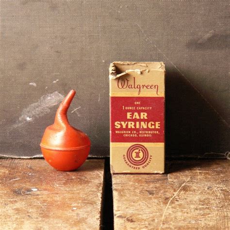 Items Similar To Vintage Walgreen Rubber Ear Syringe In Original Box