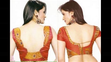 Blouse Back Neck Designs For Pattu Sarees Youtube