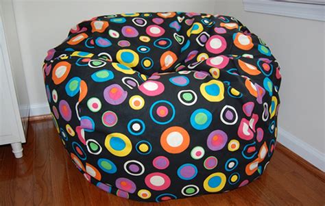 Bean bags aren't just for college students anymore. Creative and Colorful Printed Bean Bag Chairs