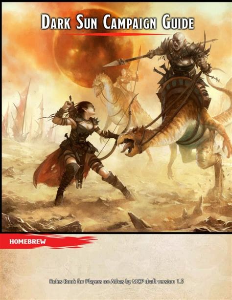 Unofficial Dark Sun 5e Conversion Is Looking Great