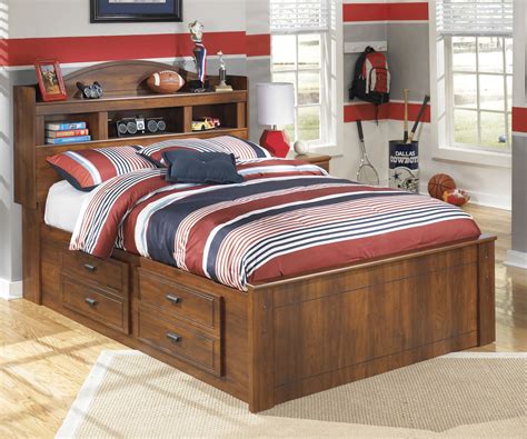 Barchan Full Bookcase Underbed Storage Bed From Ashley Coleman Furniture