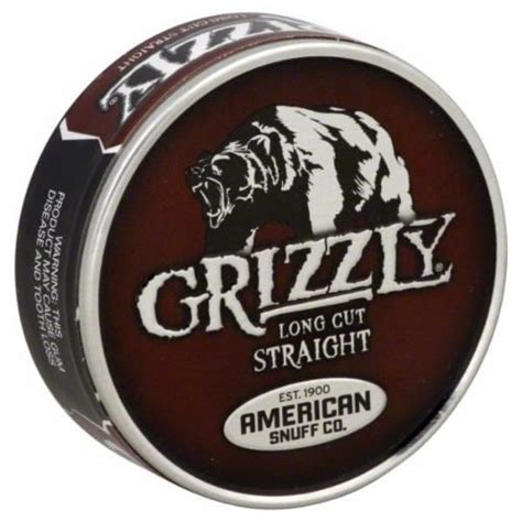 Grizzly Long Cut Straight Chewing Tobacco 12 Oz Pick ‘n Save