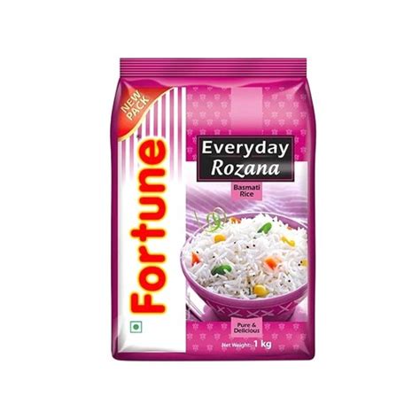 White Fortune Everyday Rozana Extra Long Grain Super Basmati Rice 1 Kg