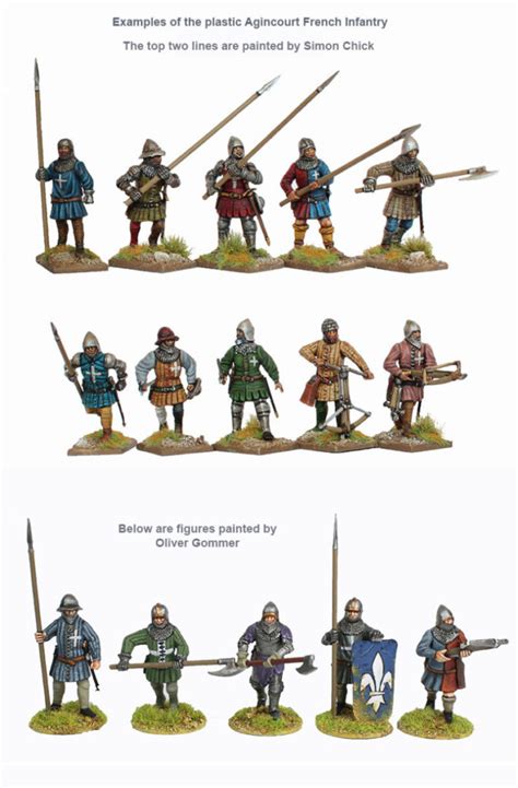 Perry Miniatures Agincourt French Infantry Snm Stuff