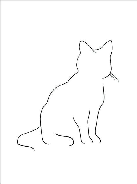 Prints Wall Hangings Home And Living Printable Cat Wall Art Cat One Line