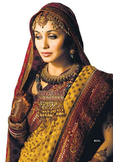 Rani Mukerji Rani Wore Traditional Indian Bridal Outfit In Her Film