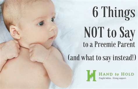 6 Things Not To Say To A Preemie Parent And What To Say Instead