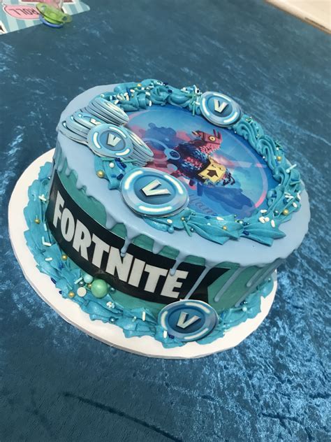 Fortnite Cake Fortnite Llama Fortnite Birthday Birthday Cake Kids