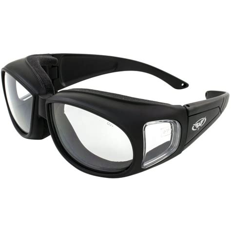 Outfitter Clear Motorcycle Glasses Over Prescription Glasses