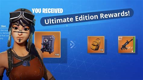 Fortnite Save The World Founder Pack Ultimate Edition Rewards