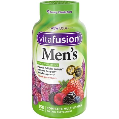Best vitamin supplements for men's health. Vitafusion Men's Multivitamin Dietary Supplement Gummies ...