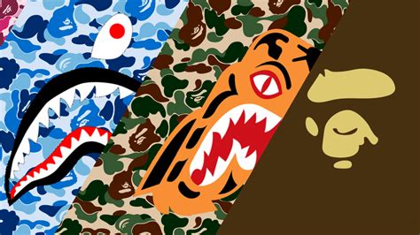 Out Of Boredom I Made A Bape Wallpaper For My Laptop Themed Around The