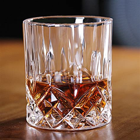 Whiskey Glasses Embossed Diamond Crystal Whisky Glass Europe Style China Whisky Cup And Glass