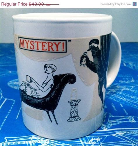 Edward Gorey Pbs Mystery Theatre Coffee Mug Cup Heat Sensitive Etsy