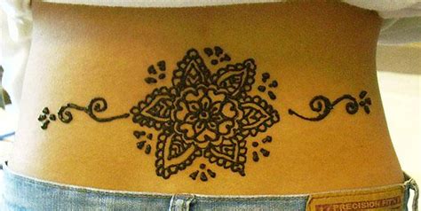 Henna Mehndi Tattoo Designs Idea For Lower Back Tattoos Ideas