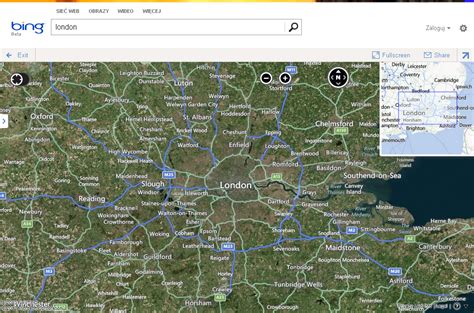 Bing Maps Online Zwodnik