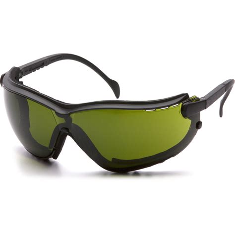 Pyramex V2g Safety Glasses Goggles Black Frame 3 0 Ir Filter Lens