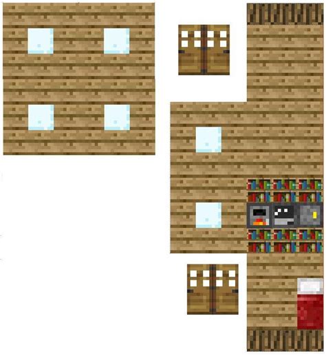 Minecraft Papercraft Villager House Blacksmith