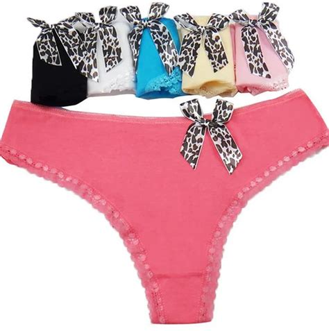 3pcs cotton thongs g strings women s panties girl briefs sexy fashion solid underwear t pants g