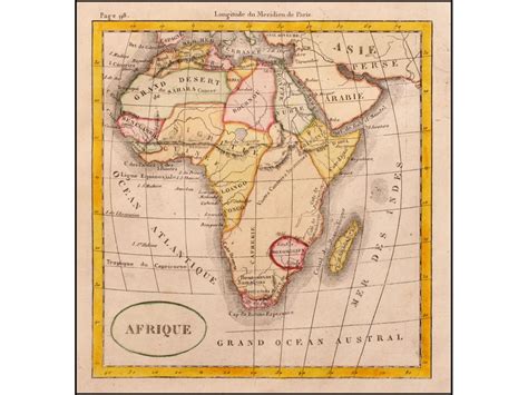 Africa Antique Old Map Afrique By M De Foris 1830 Mapandmaps