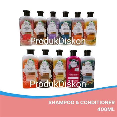 Jual Herbal Essences Shampoo Dan Conditioner 400ml Sampo Shopee Indonesia