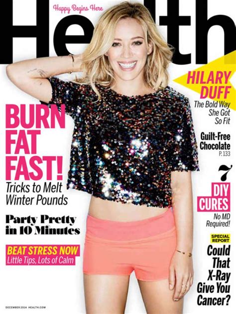 Hilary Duff Health Magazine December Gotceleb