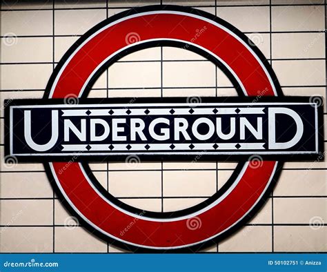 London Underground Sign Editorial Photo Image 50102751
