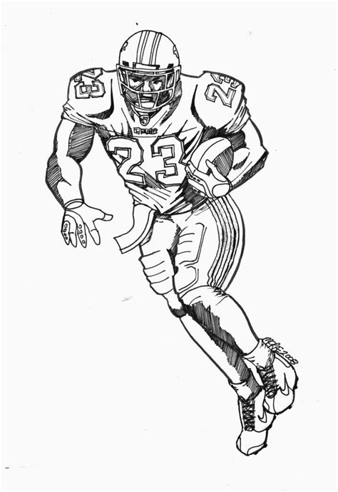 Peyton Manning Coloring Pages Coloring Home
