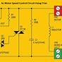 Triac Ac Motor Speed Control Circuit Diagram