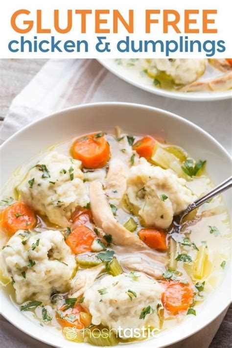 Your choice of mixed vegetable or a spinach and tofu filling. Best Ever Gluten Free Chicken and Dumplings! | Chicken and ...
