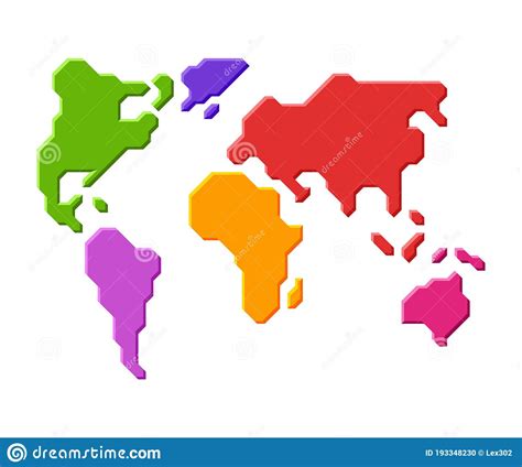 Awasome World Map Continents Clipart Ideas World Map Blank Printable