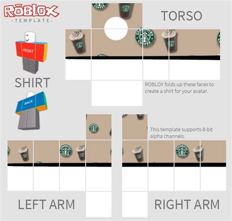 Starbucks Shirt Ropa Roblox Trajes De Personajes