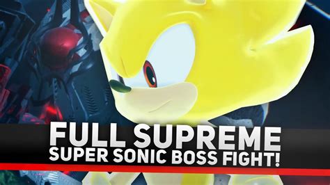 Sonic Frontiers Supreme Boss Fight Hard 4k Youtube