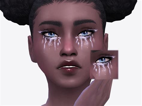 The Sims Resource Glitter Tears Eyeliner