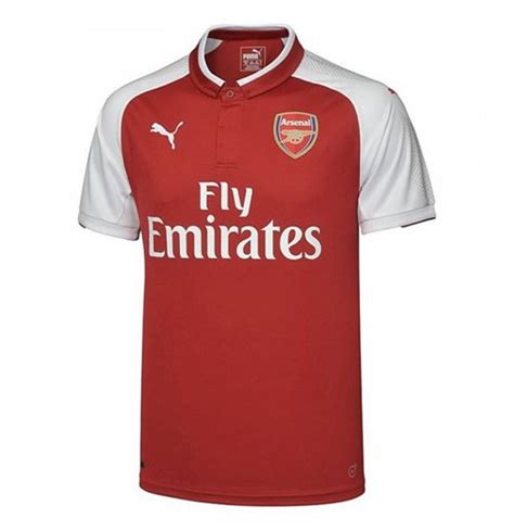 Descubre la nueva camiseta de arsenal fc : Compra Camiseta Arsenal 2017-2018 Home (Tallas Grandes ...