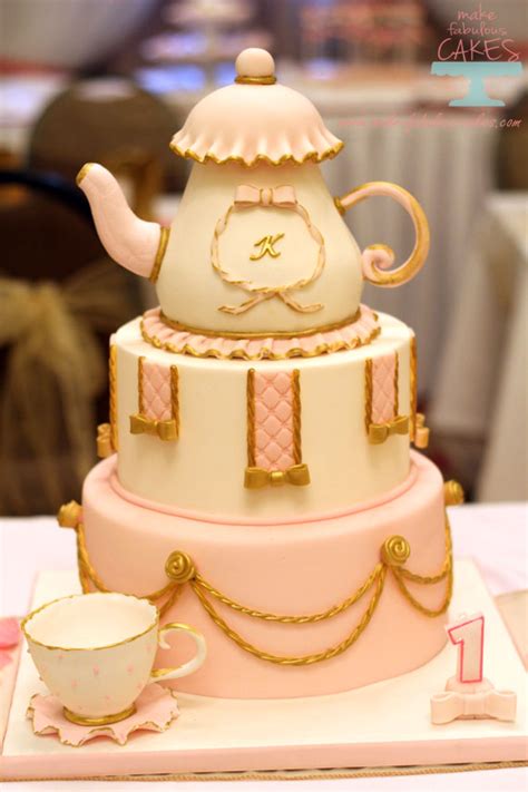 Pink And Gold Princess Tea Party