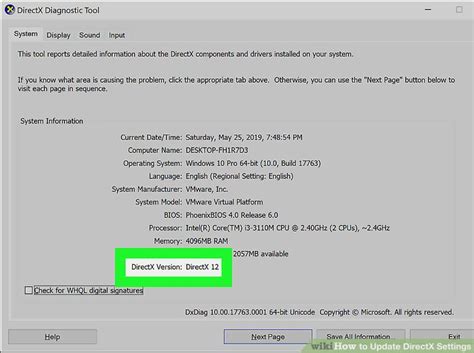 How To Update Directx Settings 9 Steps With Pictures Wikihow