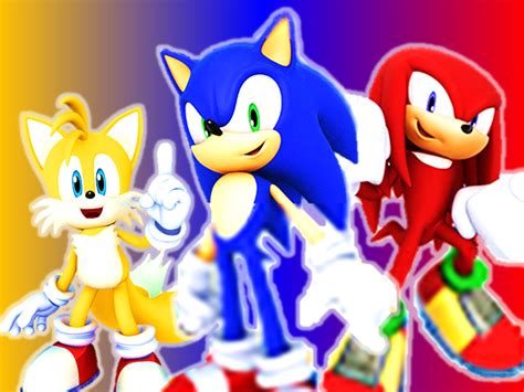 Sonic Tails And Knuckles Team Sonic Heroes By 9029561 On Deviantart