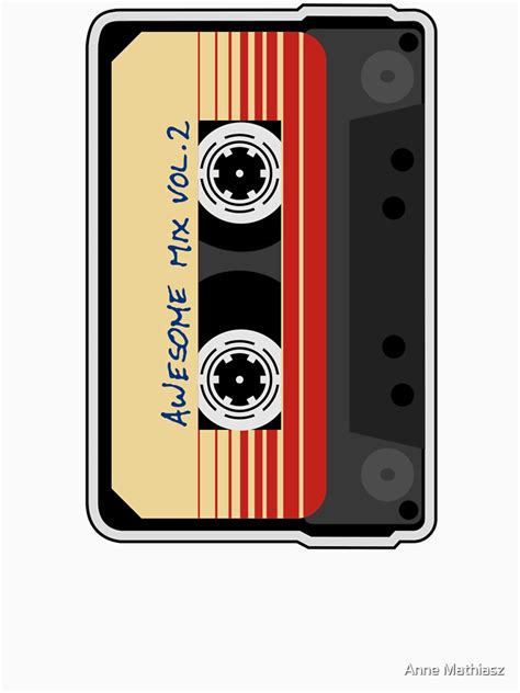 Awesome Mixtape Vol 2 Tape Music Cassette T Shirt By Boom Art Redbubble