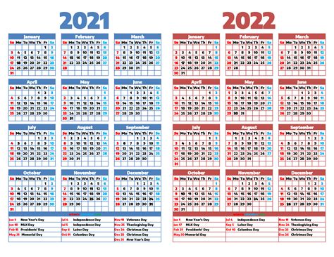 2021 And 2022 Whimsical Printable Calendars For Moms Imom 2021