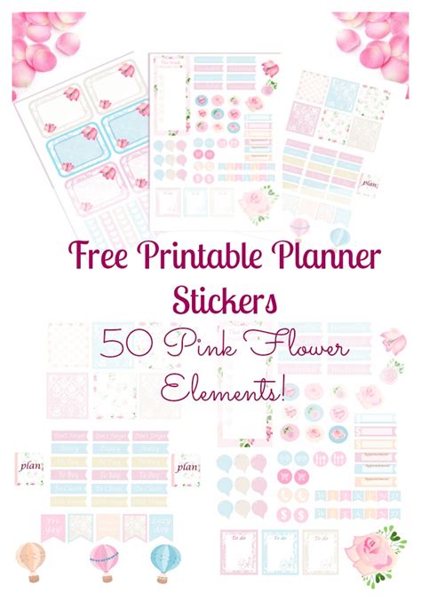 Free Weekly Planner Stickers Abbi Kirsten Collections