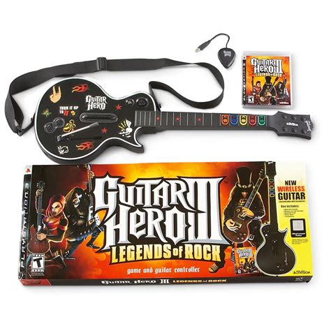 Guitar Hero® Iii Legends Of Rock Video Game Bundle For Playstation 3