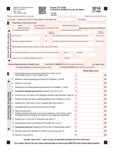 Ct 1040 Form Fill Out And Sign Printable Pdf Template Signnow